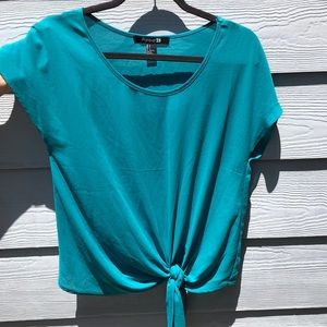 Turquoise top